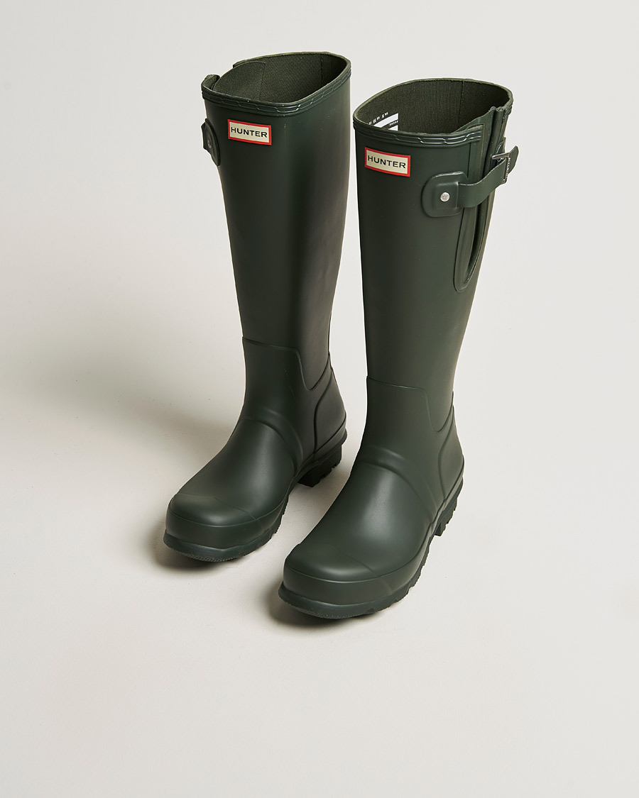 Herr | Galoscher & Gummistövlar | Hunter Boots | Hunter Original Tall Side Adjustable Boot Dark Olive