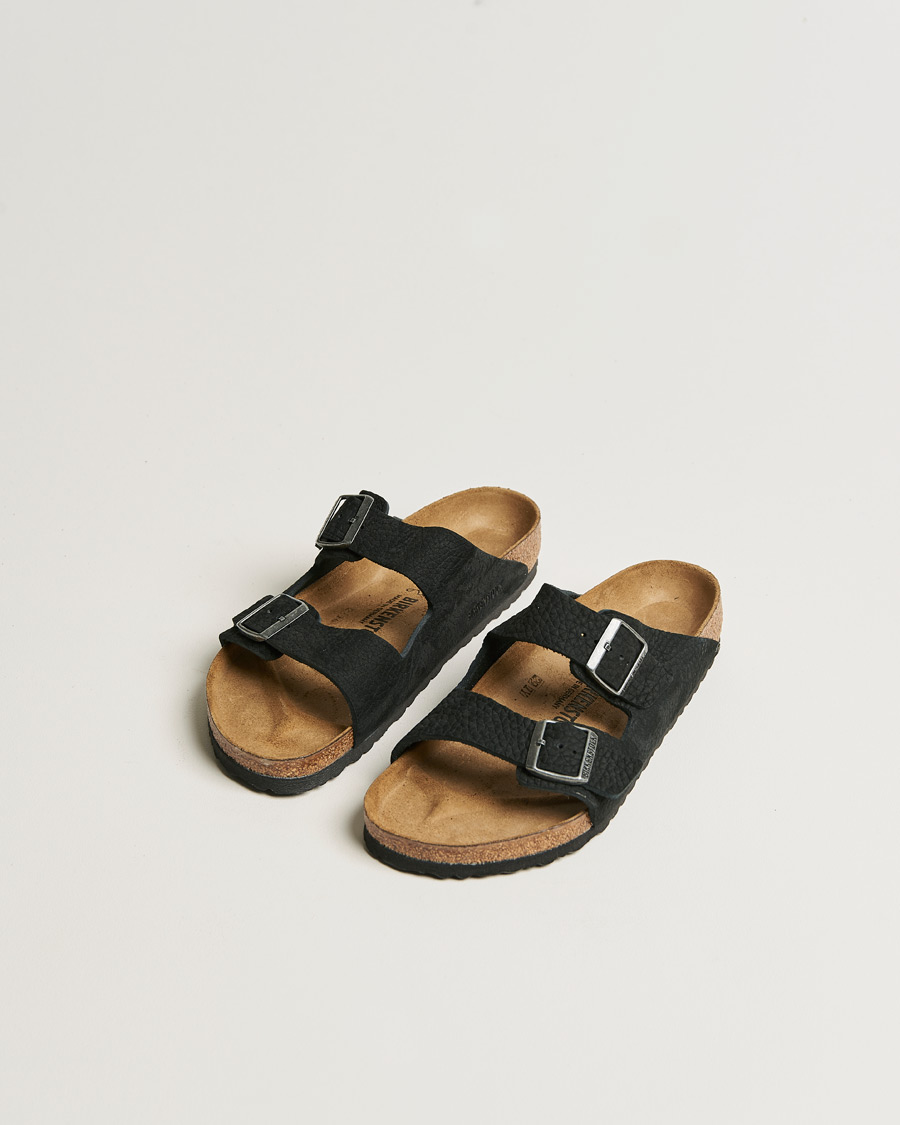 Herr | Snart i lager | BIRKENSTOCK | Arizona Classic Footbed Desert Black Nubuck