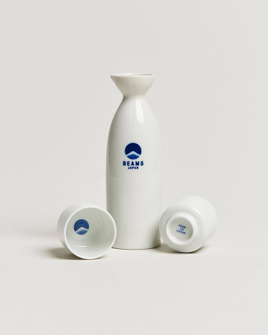 Herr | Till den hemmakära | Beams Japan | Sake Bottle & Cup Set White