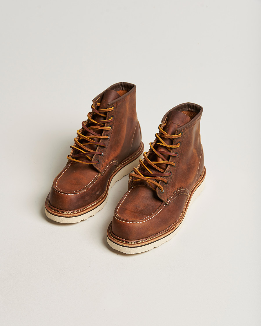 Herr |  | Red Wing Shoes | Moc Toe Boot Copper Rough/Though Leather