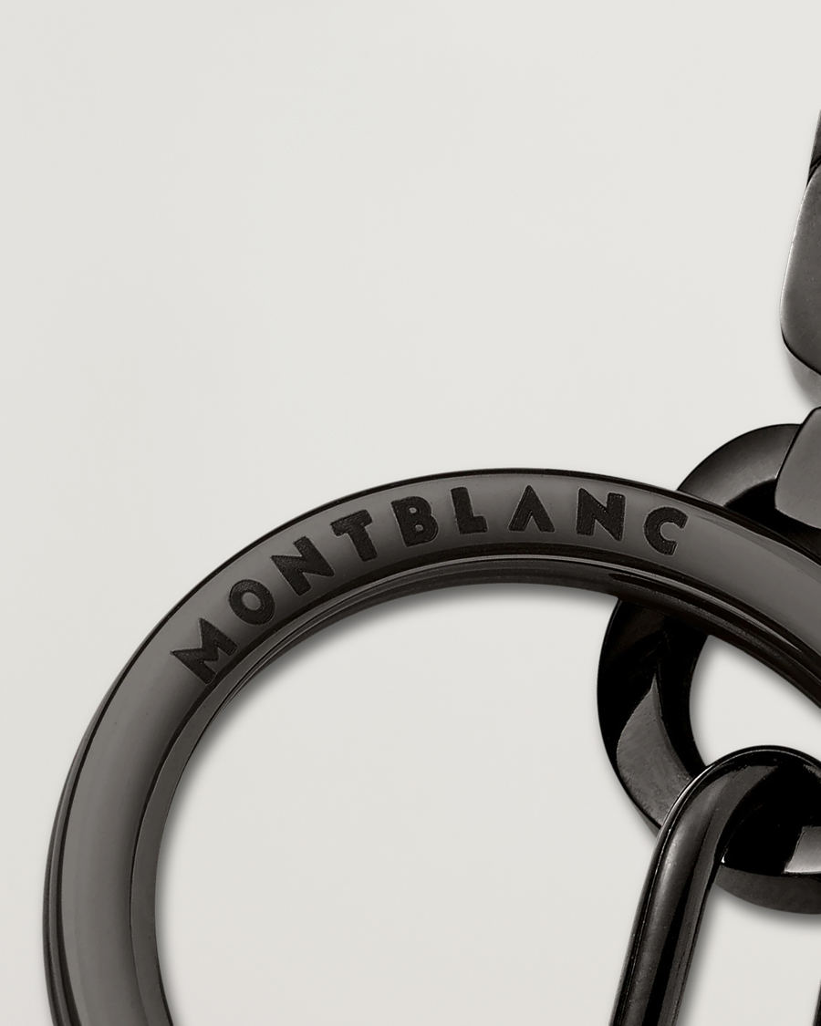 Herr |  | Montblanc | Meisterstück Spinning Emblem Key Fob Black