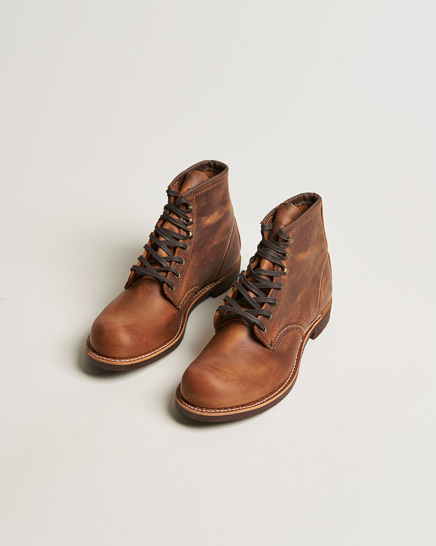 Herr | American Heritage | Red Wing Shoes | Blacksmith Boot Copper Rough/Tough Leather
