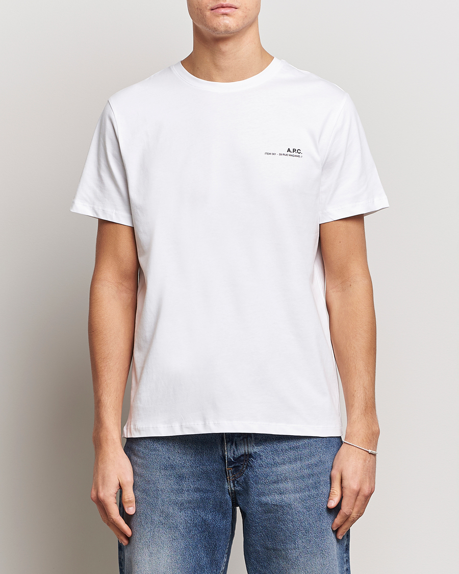 Herr | Kläder | A.P.C. | Item T-Shirt White