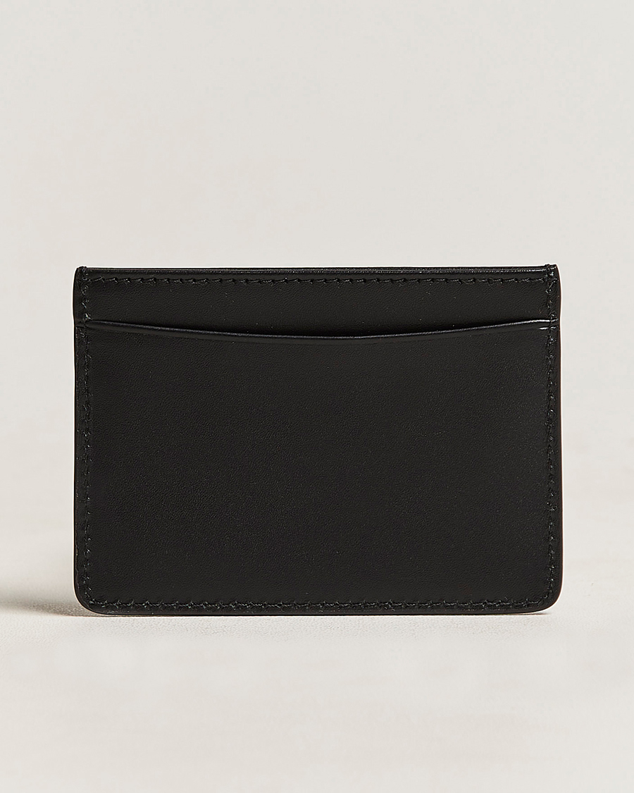 Herr | Accessoarer | A.P.C. | Calf Leather Card Holder Black