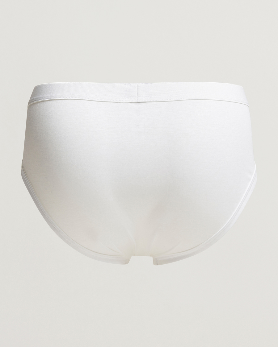 Herr | Underkläder | Zimmerli of Switzerland | Sea Island Cotton Briefs White