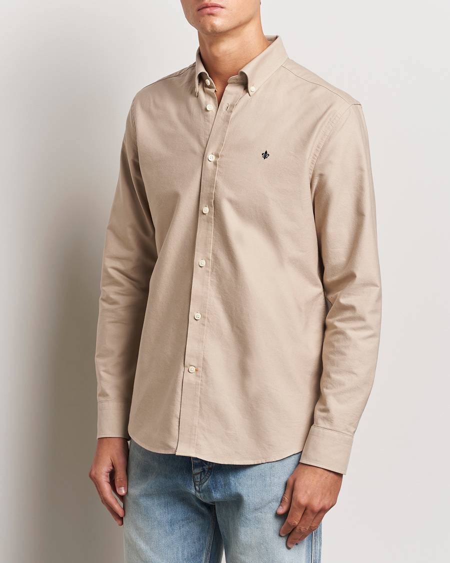 Herr |  | Morris | Douglas Oxford Shirt Khaki