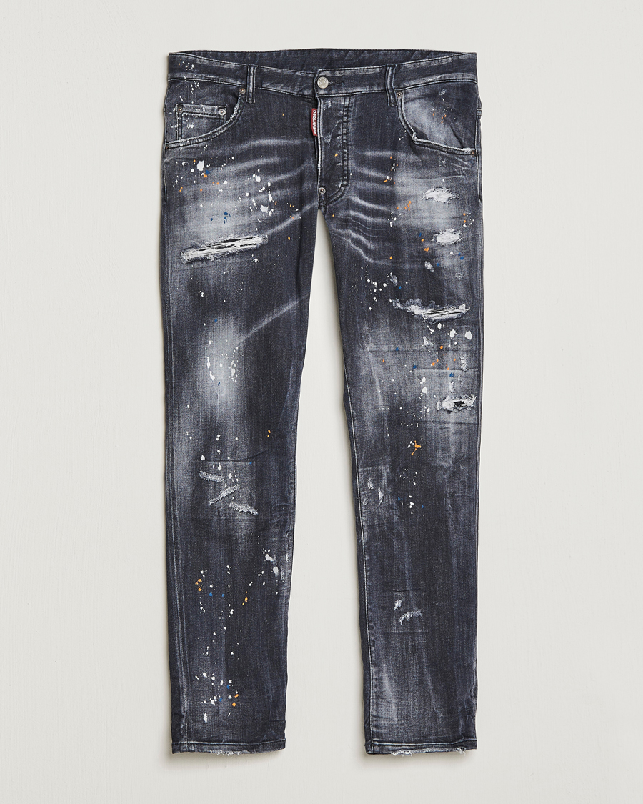 Herr | Jeans | Dsquared2 | Skater Jeans Black Wash