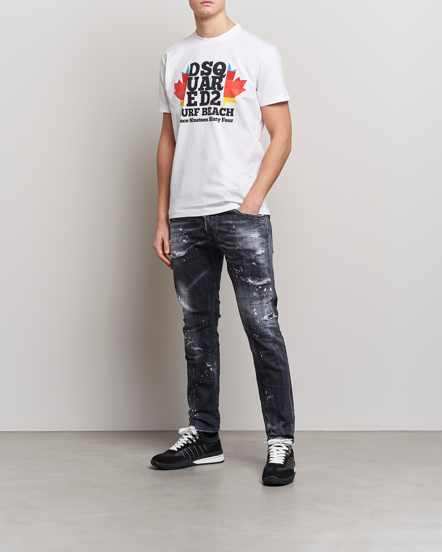 Herr | Jeans | Dsquared2 | Skater Jeans Black Wash