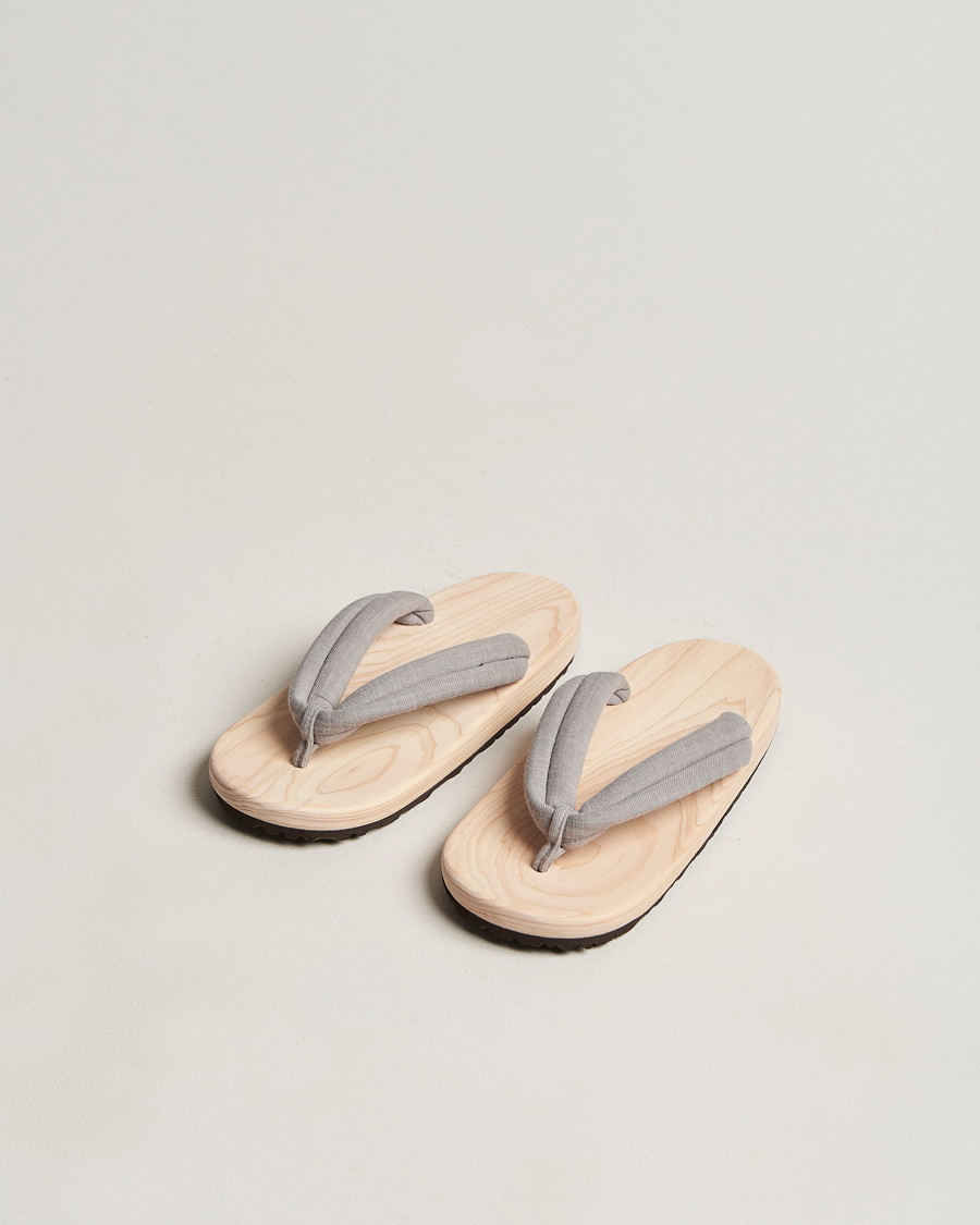 Herr | Beams Japan | Beams Japan | Wooden Geta Sandals Light Grey