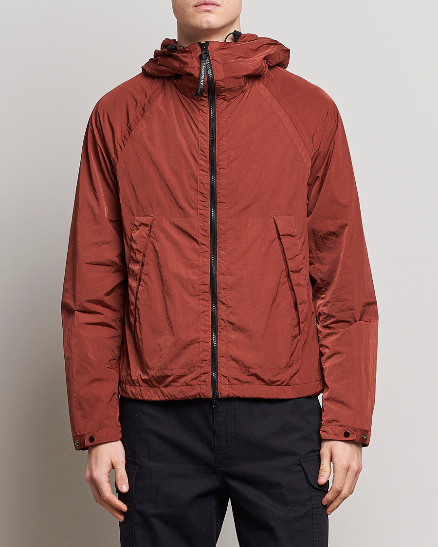 Herr | Jackor | C.P. Company | Chrome Re-cycled Nylon Goggle Jacket Rust