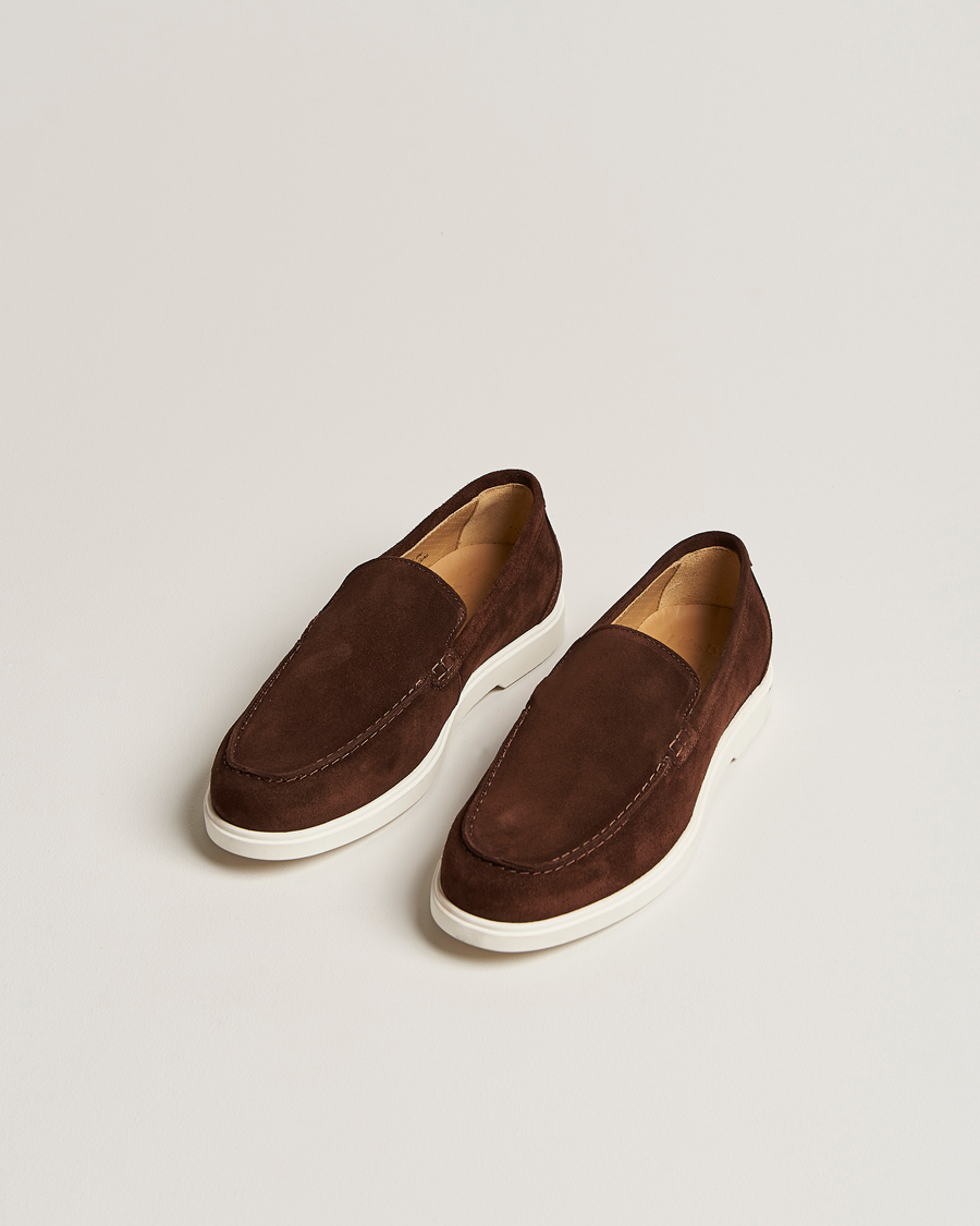 Herr |  | Loake 1880 | Tuscany Suede Loafer Chocolate