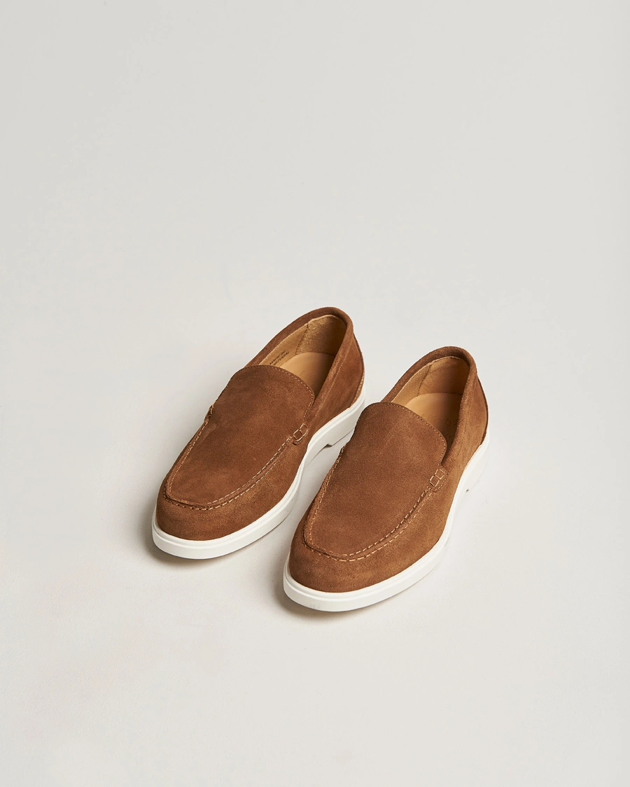 Herr | Loafers | Loake 1880 | Tuscany Suede Loafer Chestnut