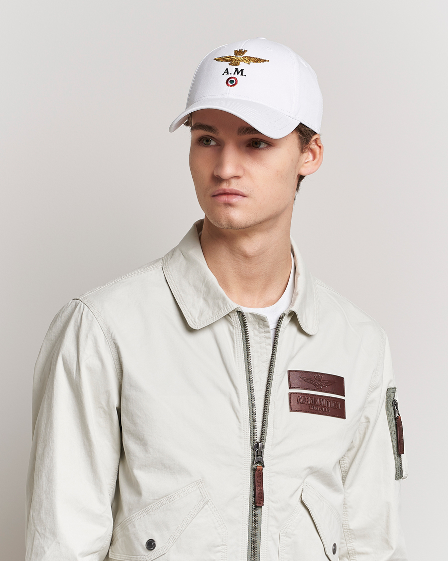 Herr |  | Aeronautica Militare | Cotton Baseball Cap Off White