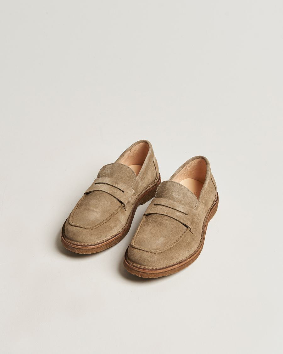 Herr | Skor | Astorflex | Mokaflex Loafers Stone Suede