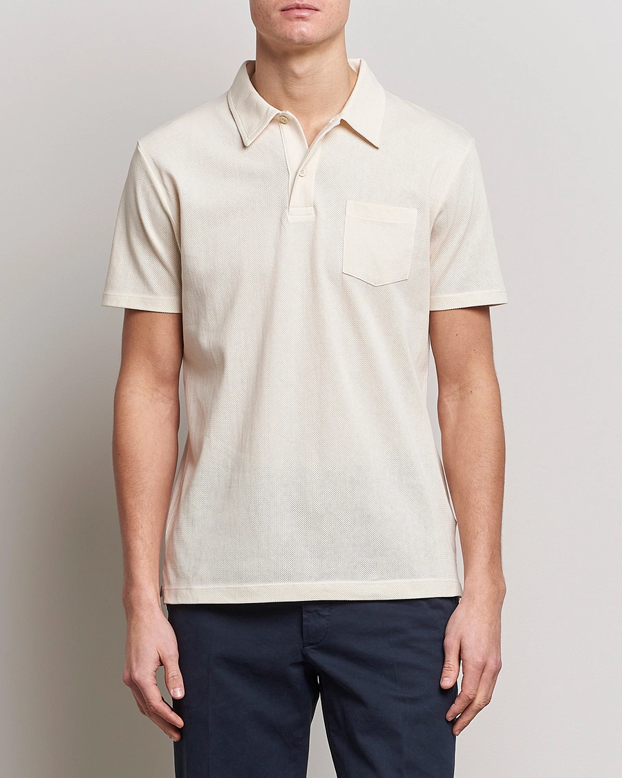 Herr |  | Sunspel | Riviera Polo Shirt Undyed