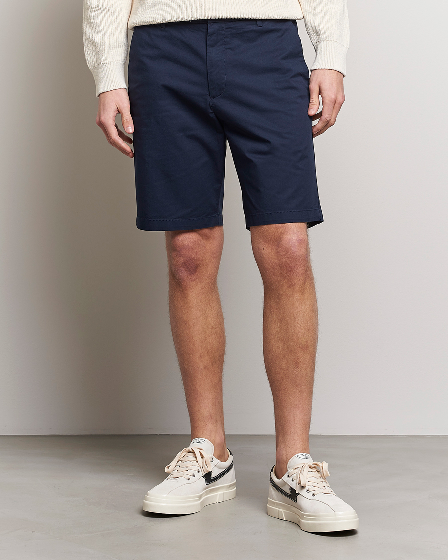 Herr | Kläder | Dockers | Cotton Stretch Twill Chino Shorts Navy Blazer
