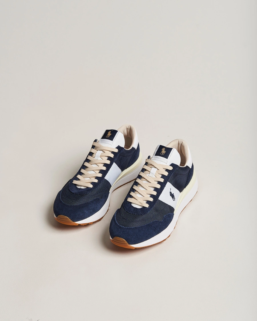 Herr | Mockaskor | Polo Ralph Lauren | Train 89 Running Sneaker Hunter Navy/White