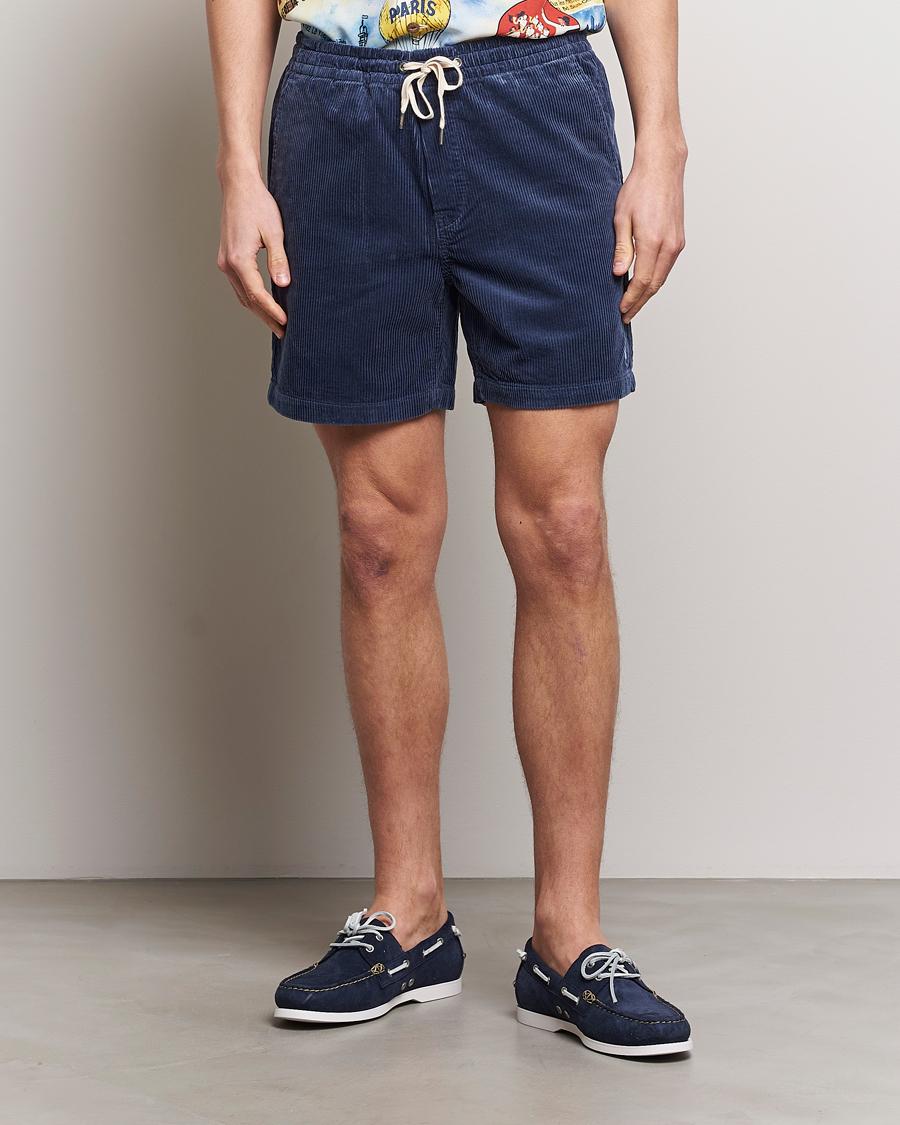 Herr | Drawstringshorts | Polo Ralph Lauren | Prepster Corduroy Drawstring Shorts Boston Navy