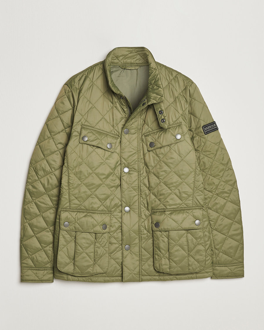 Barbour International Ariel Quilted Jacket Light Moss