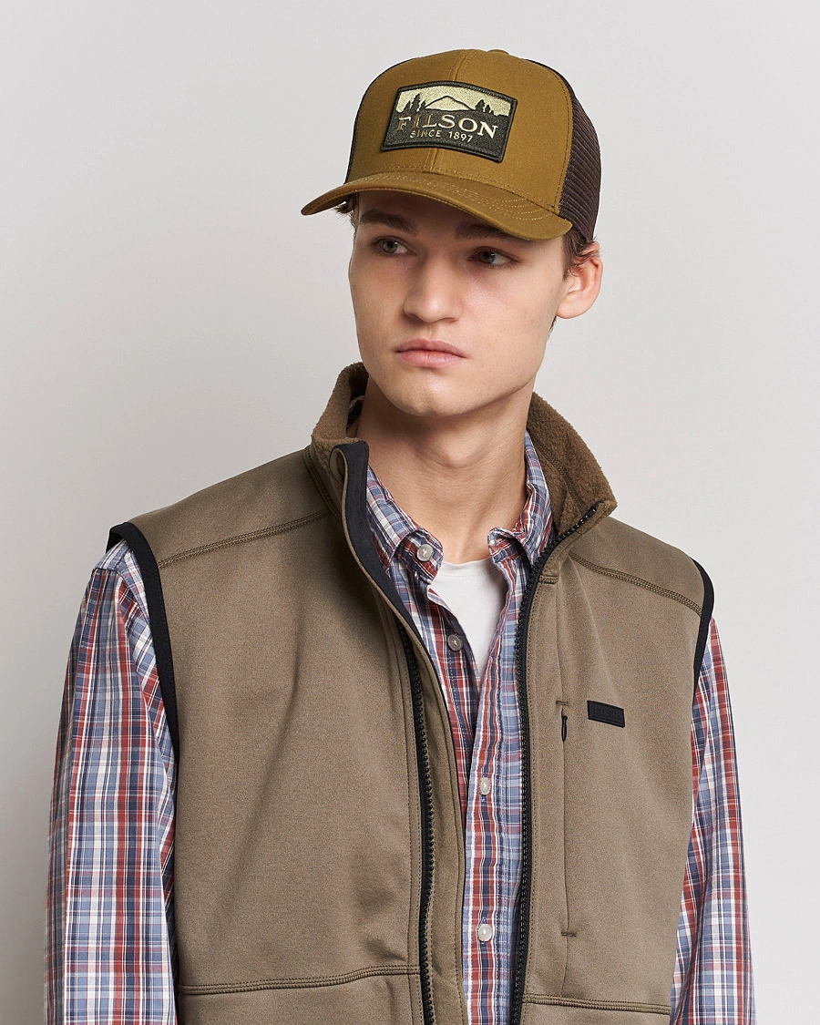 Herr | Active | Filson | Mesh Logger Cap Dark Tan