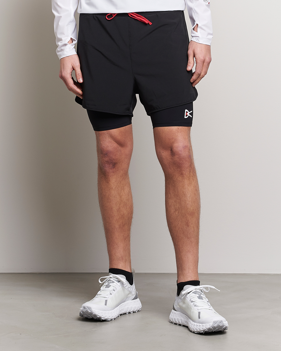 Herr | Active | District Vision | Aaron Trail Shorts Black