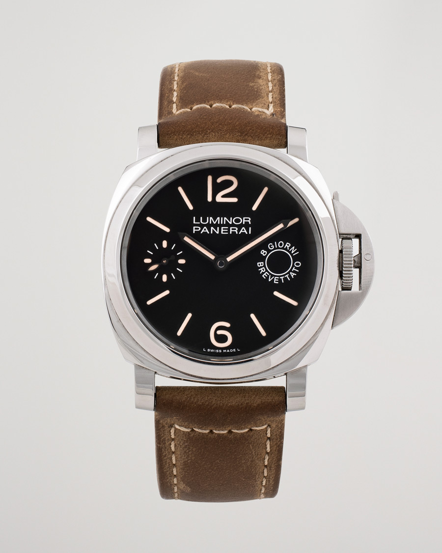 Panerai Pre Owned Pam 00590 Steel Black Herr Care of Carl