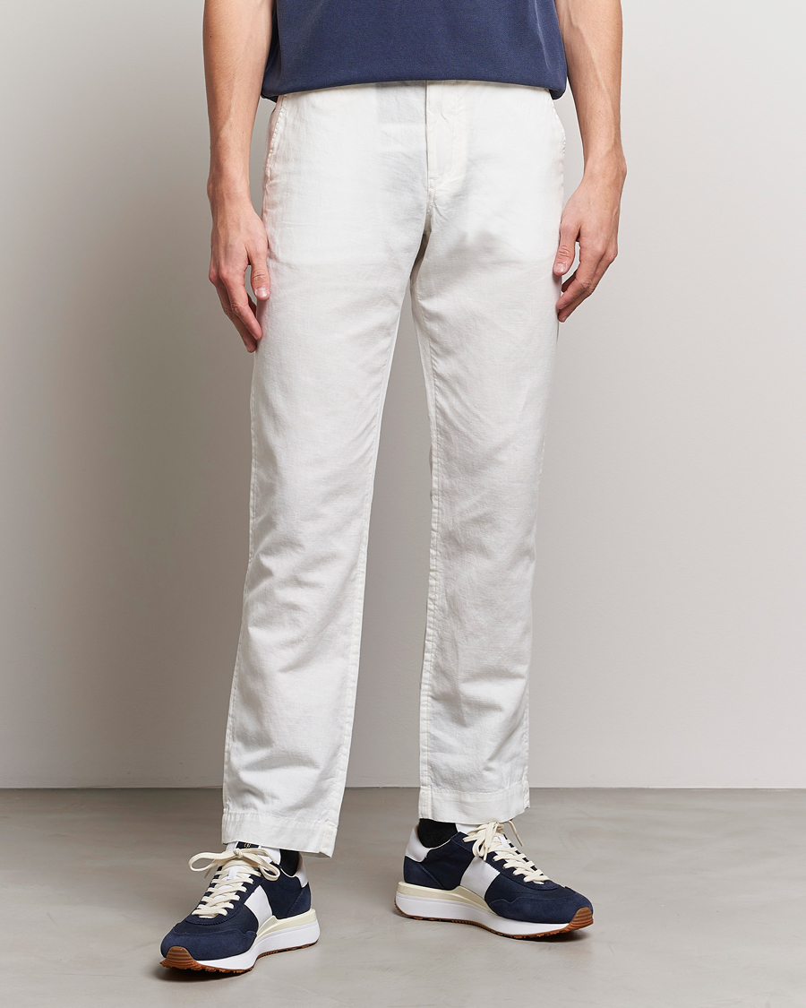 Herr | Kläder | Polo Ralph Lauren | Cotton/Linen Bedford Chinos Deckwash White