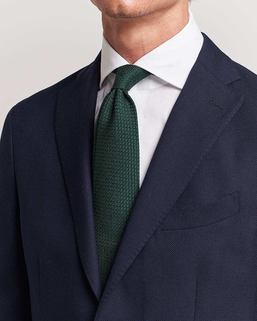 Herr | Eton | Eton | Grenadine Tie Dark Green