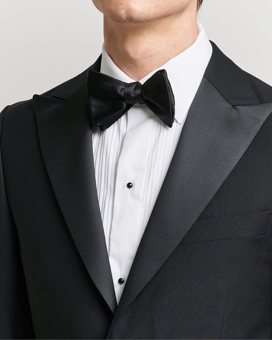 Herr | Accessoarer | Eton | Pre-Tied Silk Bow Tie Black