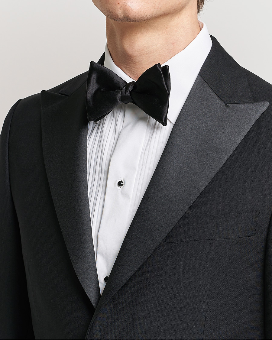 Herr | Eton | Eton | Self-Tie Silk Bow Tie Black