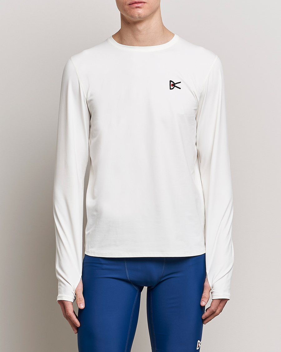 Herr | Sport | District Vision | Deva-Tech Long Sleeve T-Shirt White