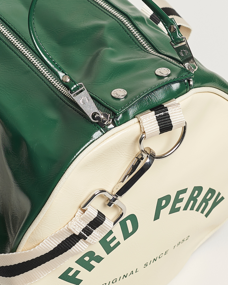 Fred perry clearance green barrel bag