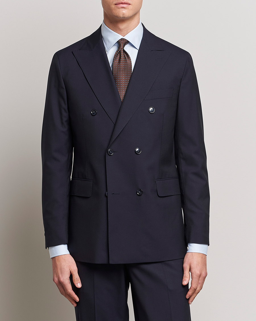 Herr | Studentkostym | Oscar Jacobson | Farris Wool Blazer Navy