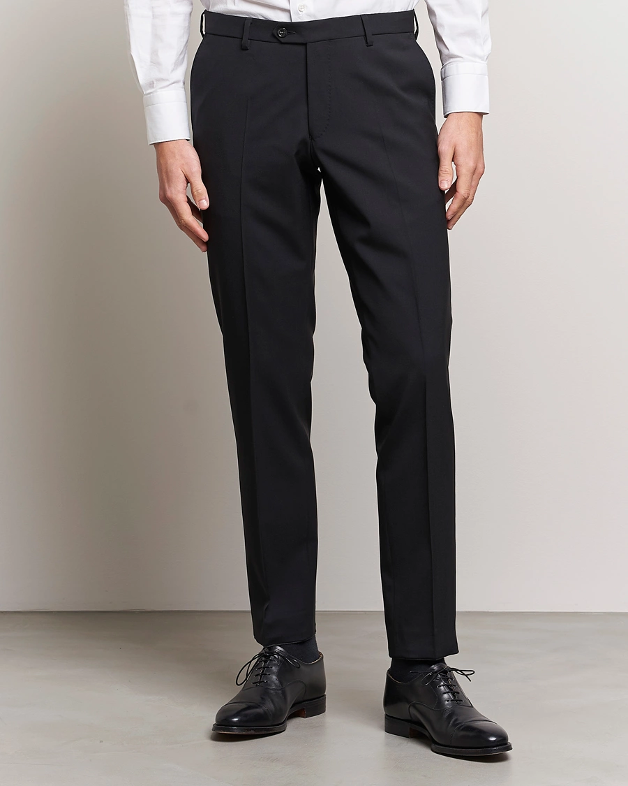 Herr |  | Oscar Jacobson | Diego Wool Trousers Black