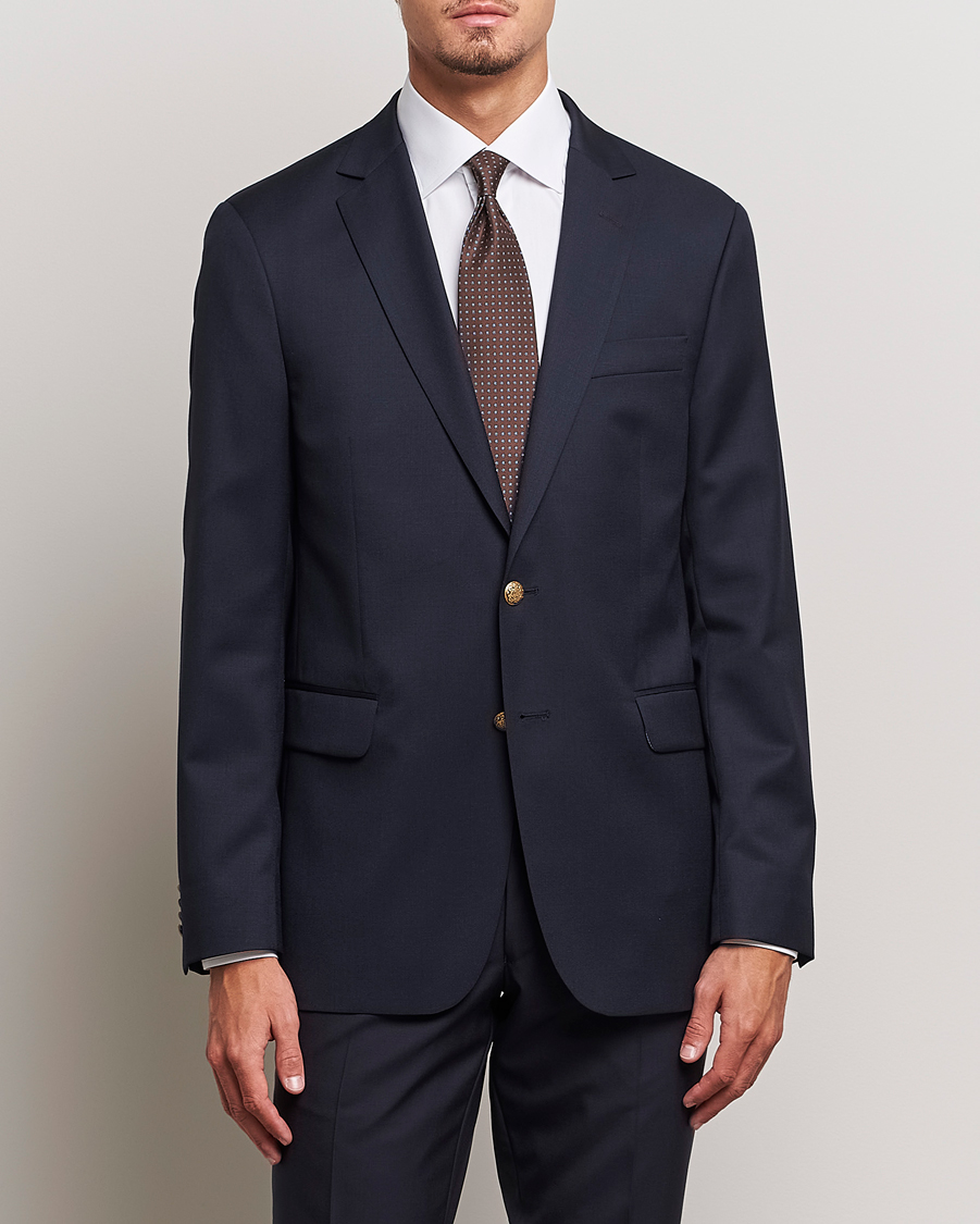 Herr | Ullkavajer | Oscar Jacobson | John Club Wool Blazer Navy