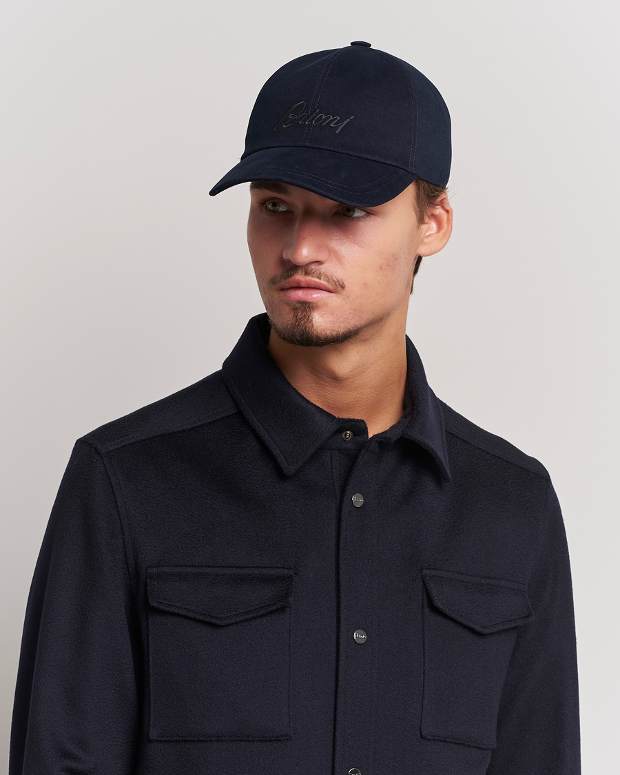 Herr | Brioni Soft Wool Baseball Cap Navy | Brioni | Soft Wool Baseball Cap Navy