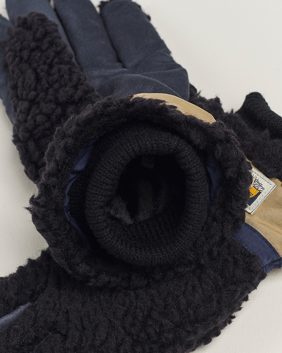 Herr |  | Elmer by Swany | Sota Wool Teddy Gloves Black