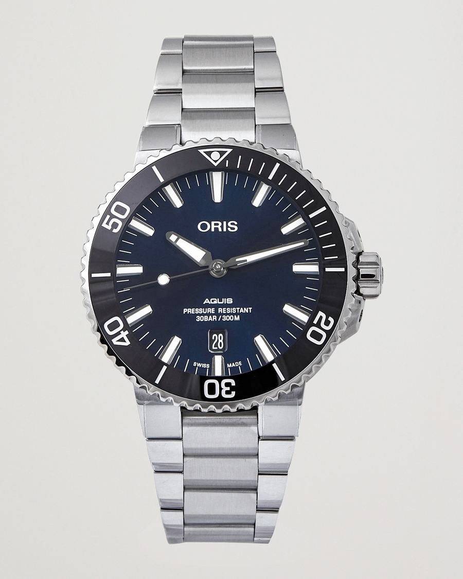 Oris Aquis Date 43 5mm Blue Herr Care of Carl