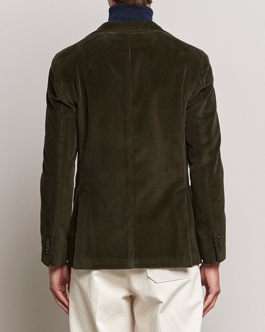 Herr | Kavajer | Boglioli | K Jacket Corduroy Blazer Dark Green