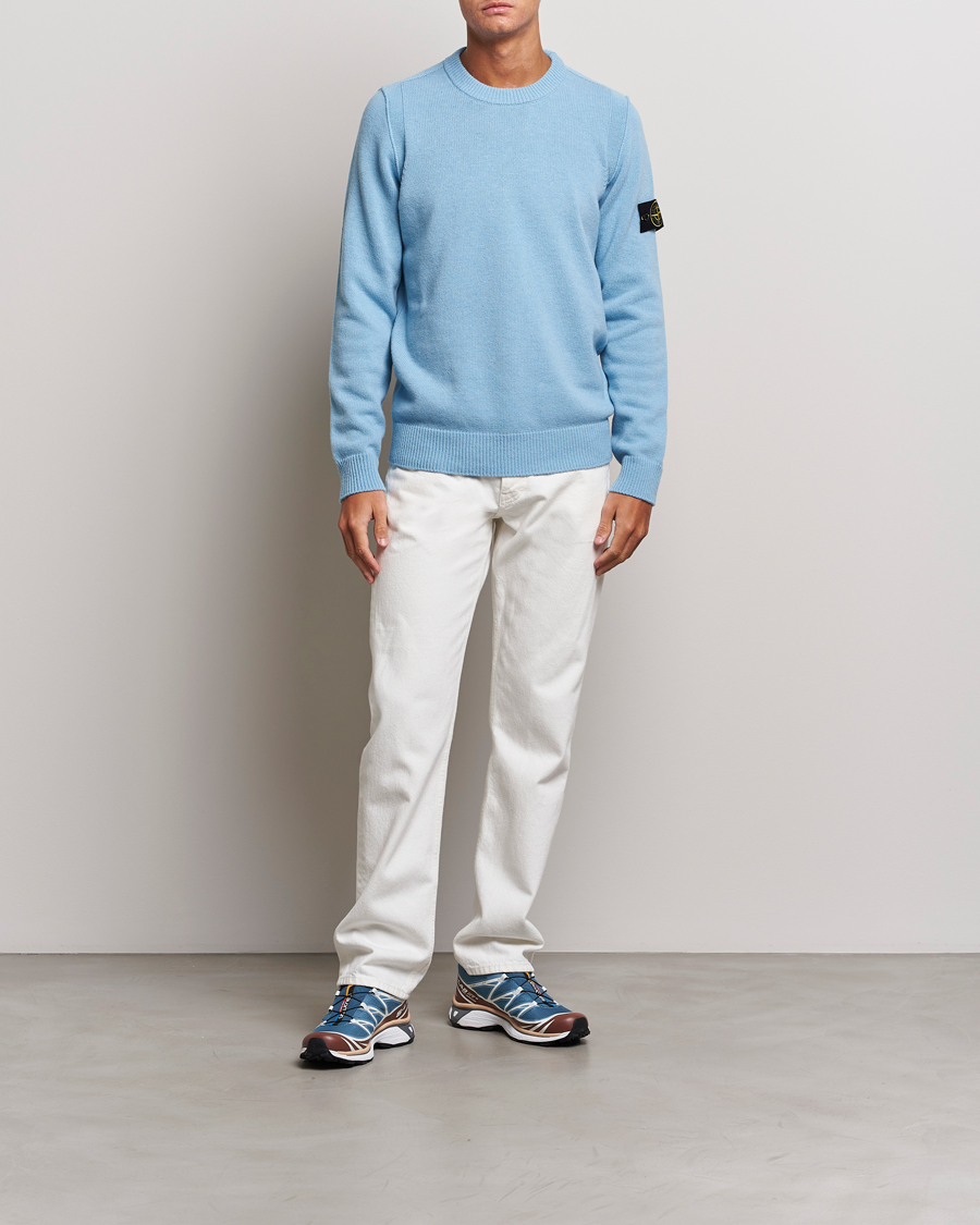 Stone island hotsell blue sweater