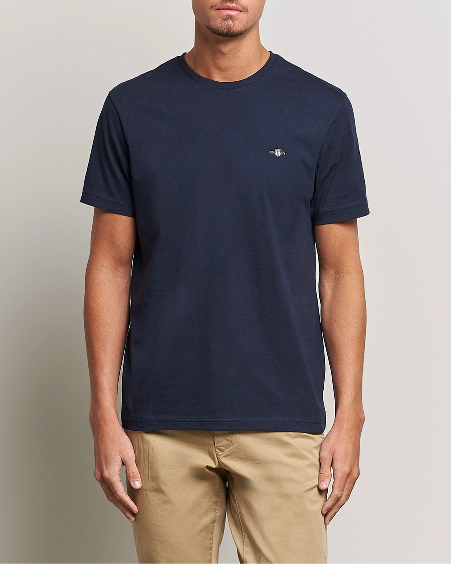 Herr |  | GANT | The Original Solid T-Shirt Evening Blue