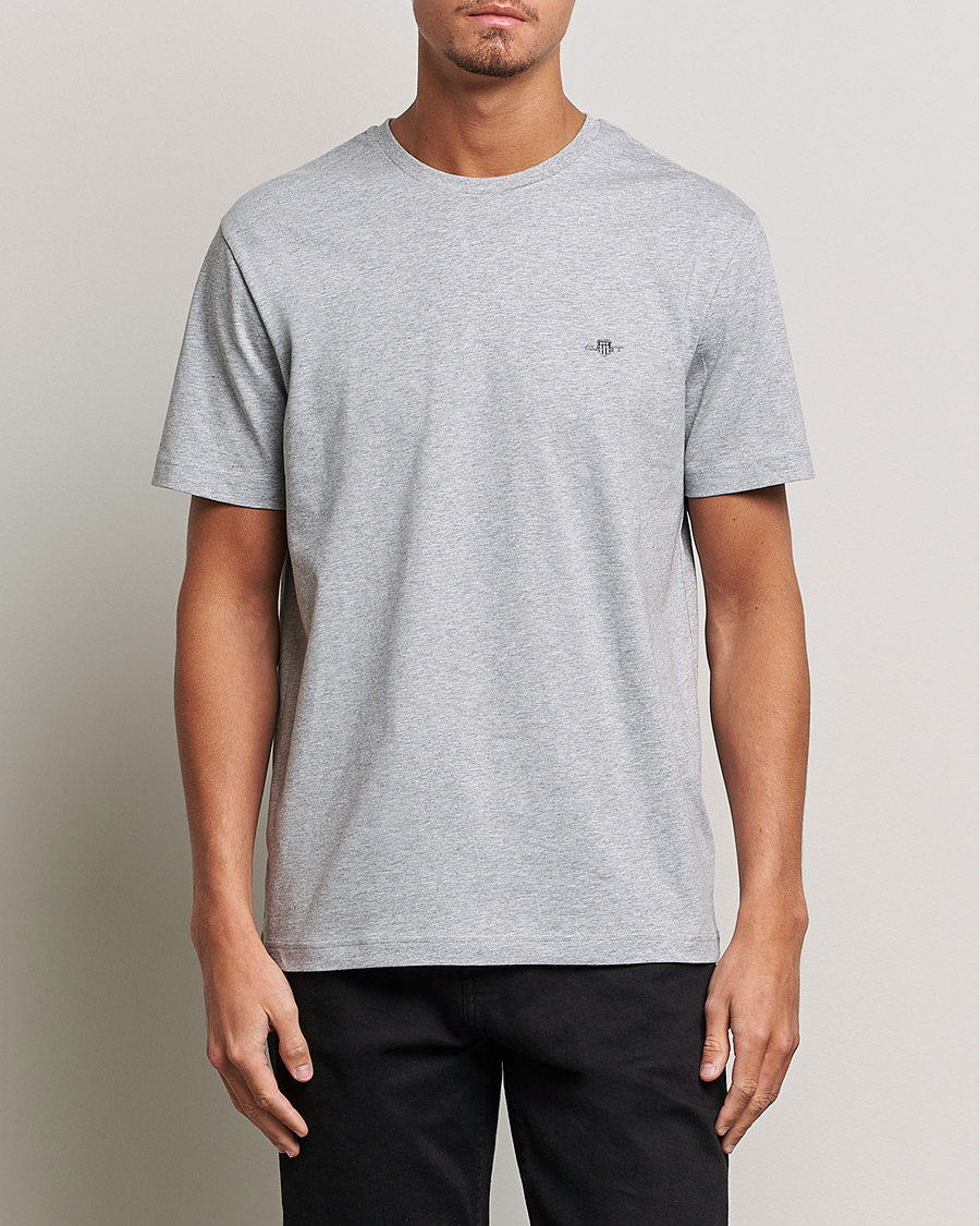 Herr |  | GANT | The Original Solid T-Shirt Grey Melange