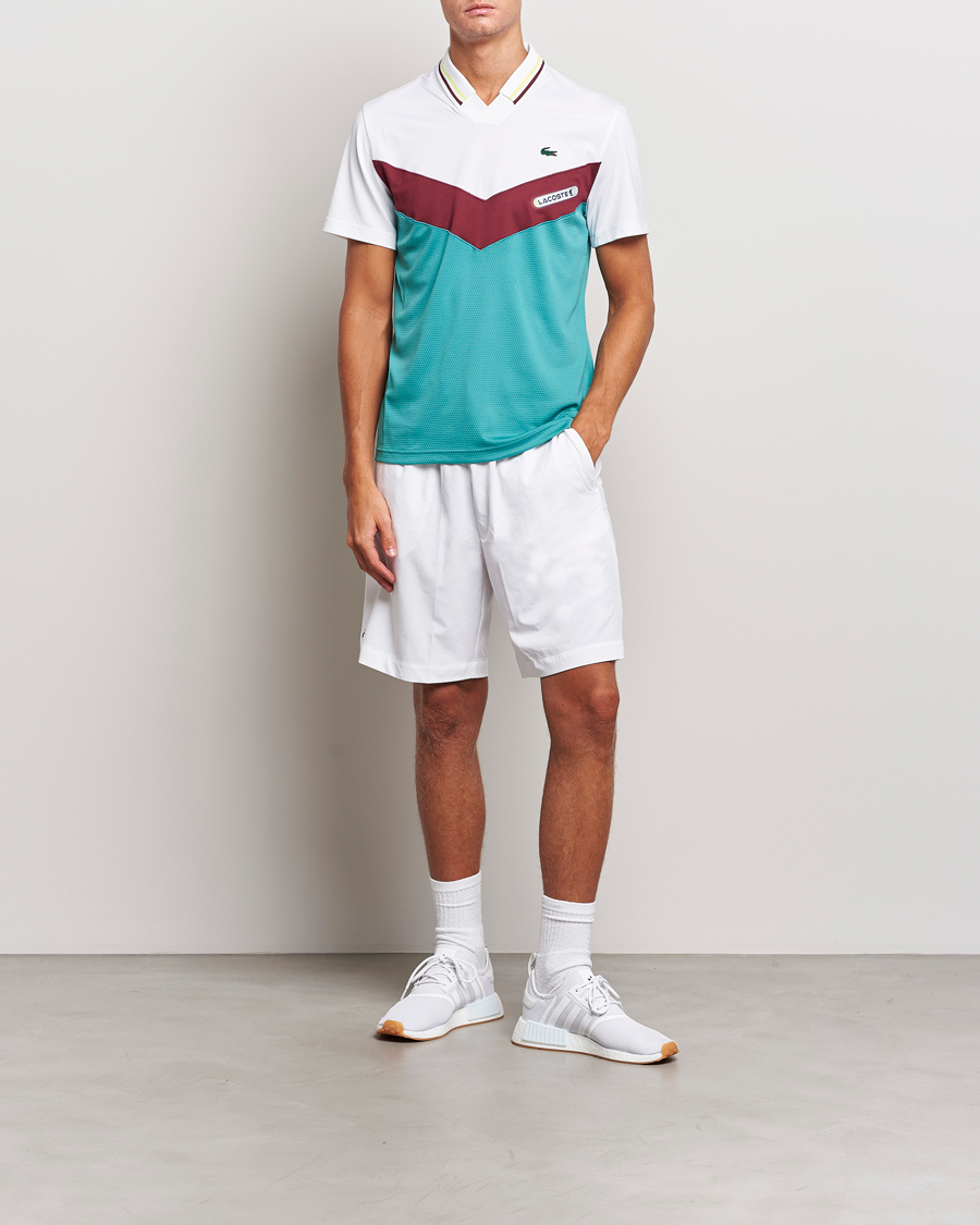 40% OFF - Men's Lacoste SPORT Paneled Breathable Piqué Tennis Polo