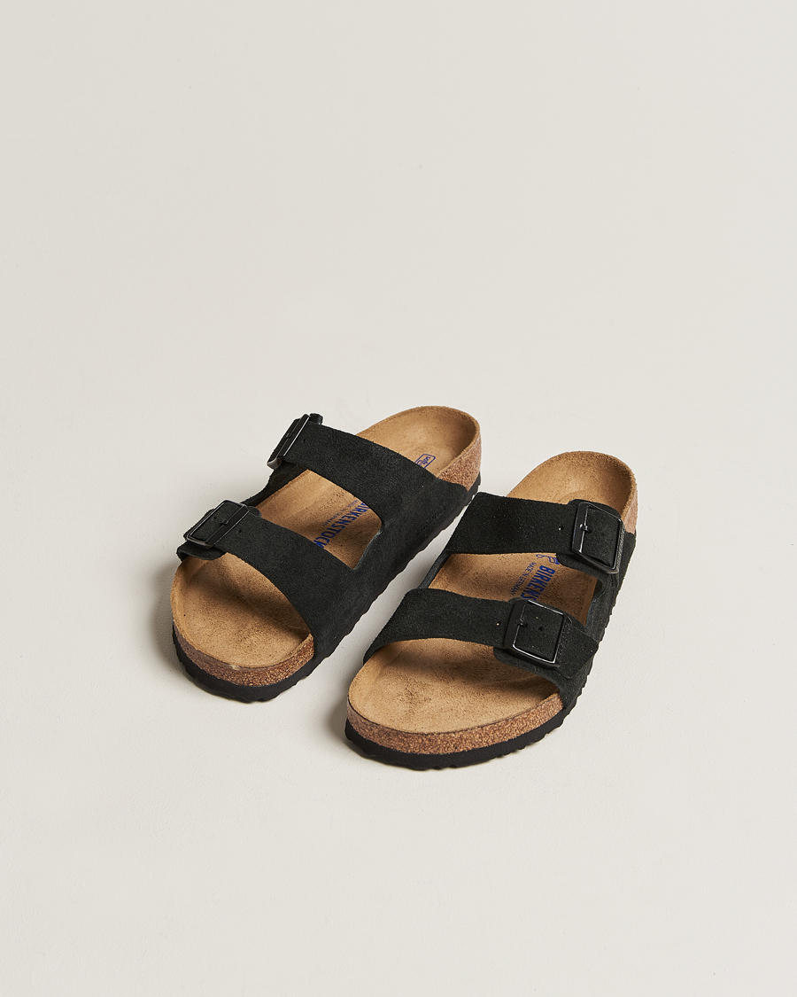 Herr | BIRKENSTOCK | BIRKENSTOCK | Arizona Soft Footbed Black Suede