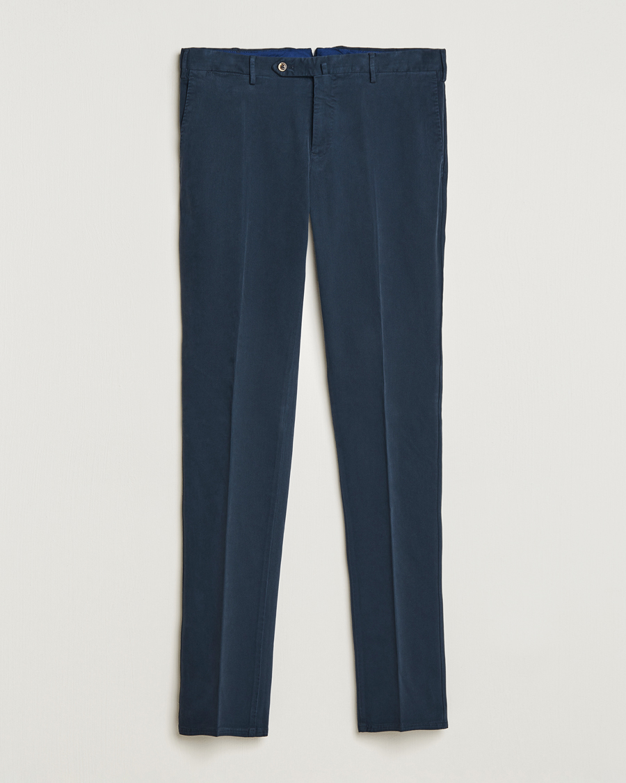 Herr | Byxor | PT01 | Slim Fit Cotton Stretch Chinos Navy