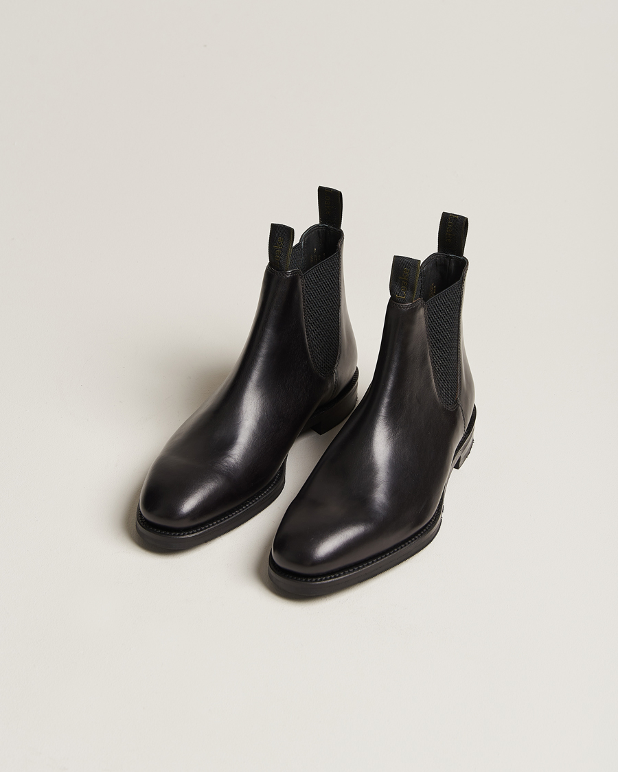Herr | Svarta kängor | Loake 1880 | Emsworth Chelsea Boot Black Leather