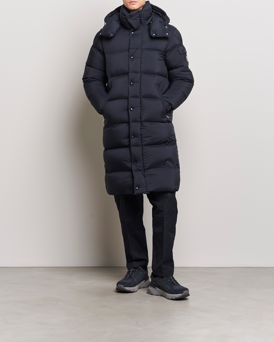 Herr | Jackor | Moncler | Hanoverian Long Down Parka Navy