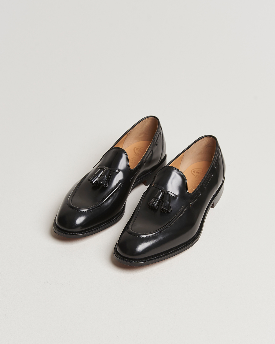 Herr | Fira stilfullt på nyår | Church\'s | Kingsley Tassel Loafer Black Polishbinder