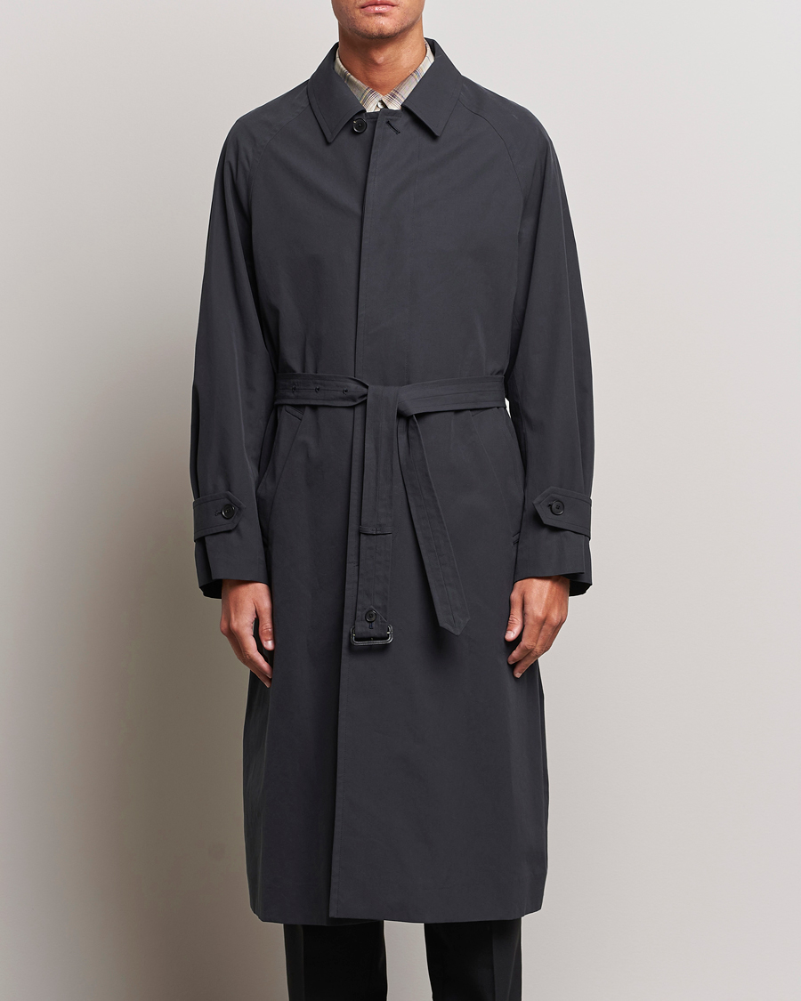 Herr | Jackor | Auralee | Finx Gabardine Trench Coat Black