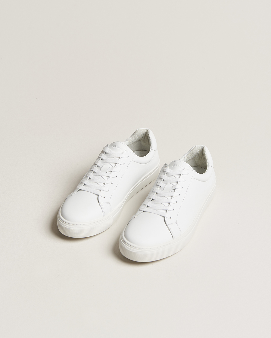 Herr | Samsøe Samsøe | Samsøe Samsøe | Saharry Leather Sneakers White